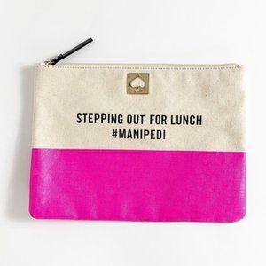 Kate Spade Pink and Cream Clutch